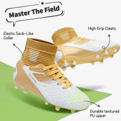 Boys & Girls High Top Youth Football Cleats