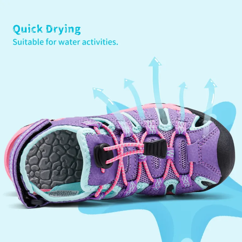 Boys Girls Quick-Dry Athletic Sandals
