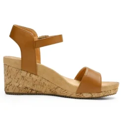 Buckle Platform Wedge Sandals