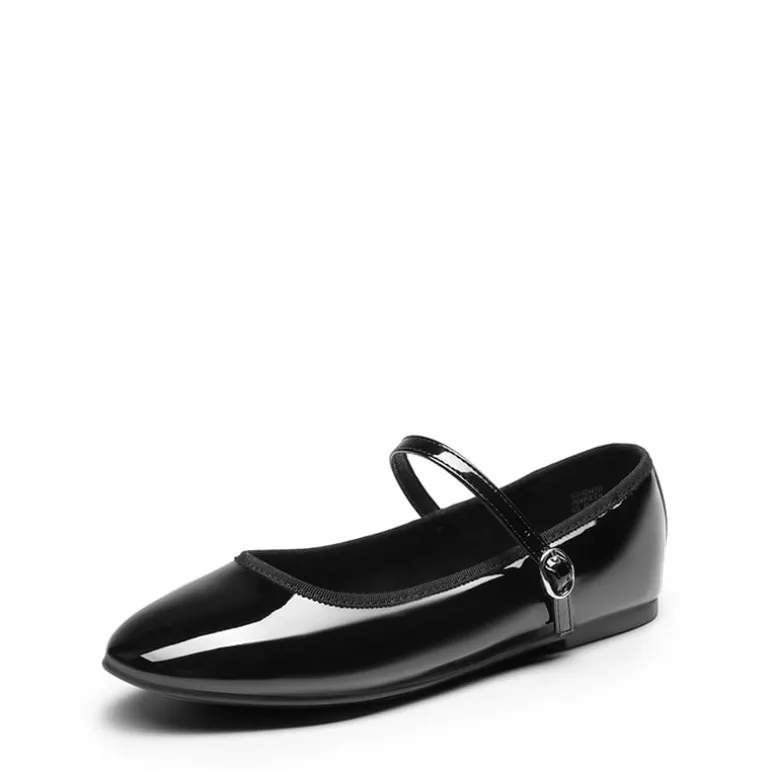 Buckle Round Toe Mary Jane Flats