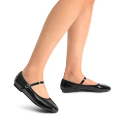 Buckle Round Toe Mary Jane Flats