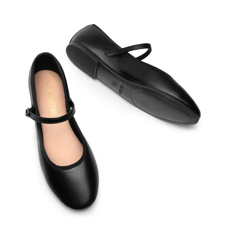 Buckle Round Toe Mary Jane Flats