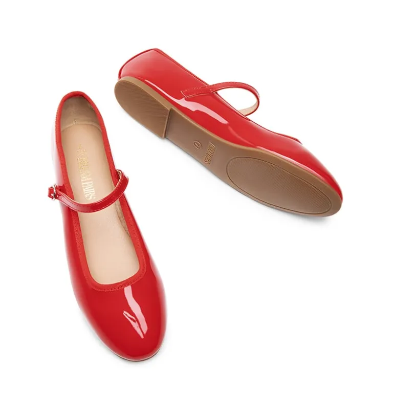 Buckle Round Toe Mary Jane Flats