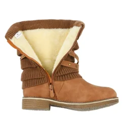 Buckle Strap Mid Calf Snow Boots