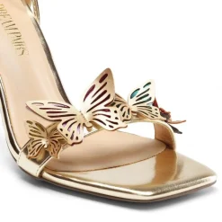 Butterfly Lace Up Stilleto High Heels