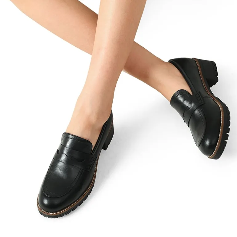Casual Dress Chunky Penny Loafers