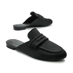 Casual Knitted Round Toe Mules