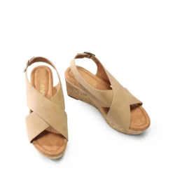 Casual Platform Criss-Cross Wedge Sandals