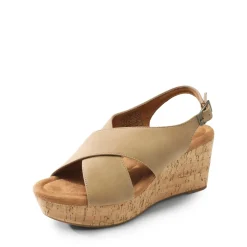 Casual Platform Criss-Cross Wedge Sandals