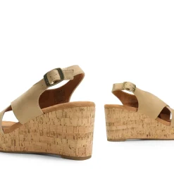 Casual Platform Criss-Cross Wedge Sandals