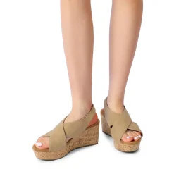 Casual Platform Criss-Cross Wedge Sandals