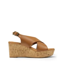 Casual Platform Criss-Cross Wedge Sandals