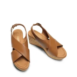 Casual Platform Criss-Cross Wedge Sandals