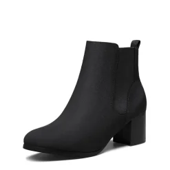Chelsea Chunky Block Heel Booties