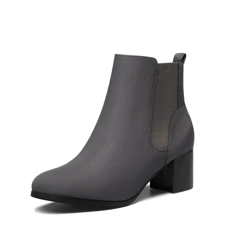 Chelsea Chunky Block Heel Booties