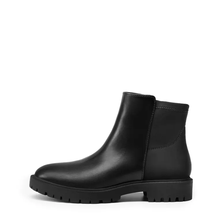Chelsea Low Heel Pull-On Ankle Boots