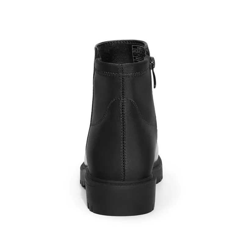 Chelsea Low Heel Pull-On Ankle Boots