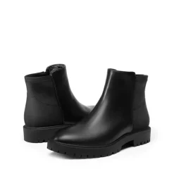 Chelsea Low Heel Pull-On Ankle Boots