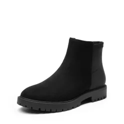 Chelsea Low Heel Pull-On Ankle Boots