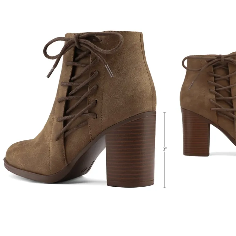 Chicago Chunky Heel Ankle Booties
