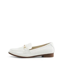Chic Metallic Detail Loafers