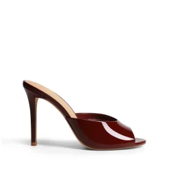 Chic Open Toe Stiletto Mule Heels