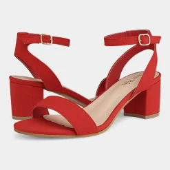 Chunky Block Heel Sandals
