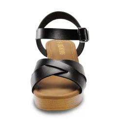 Chunky Criss Cross Platform Sandals