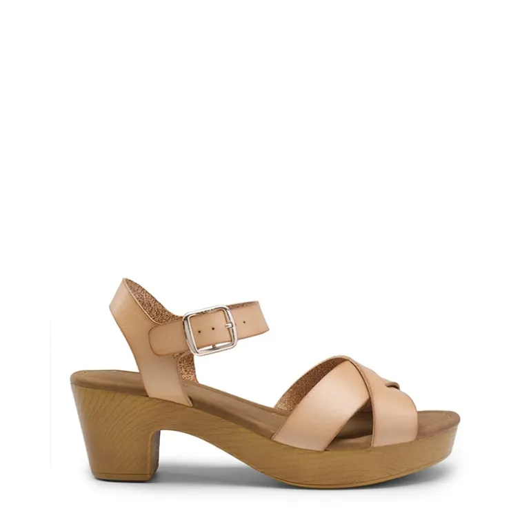 Chunky Criss Cross Platform Sandals