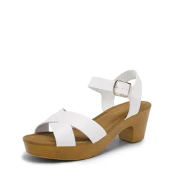 Chunky Criss Cross Platform Sandals