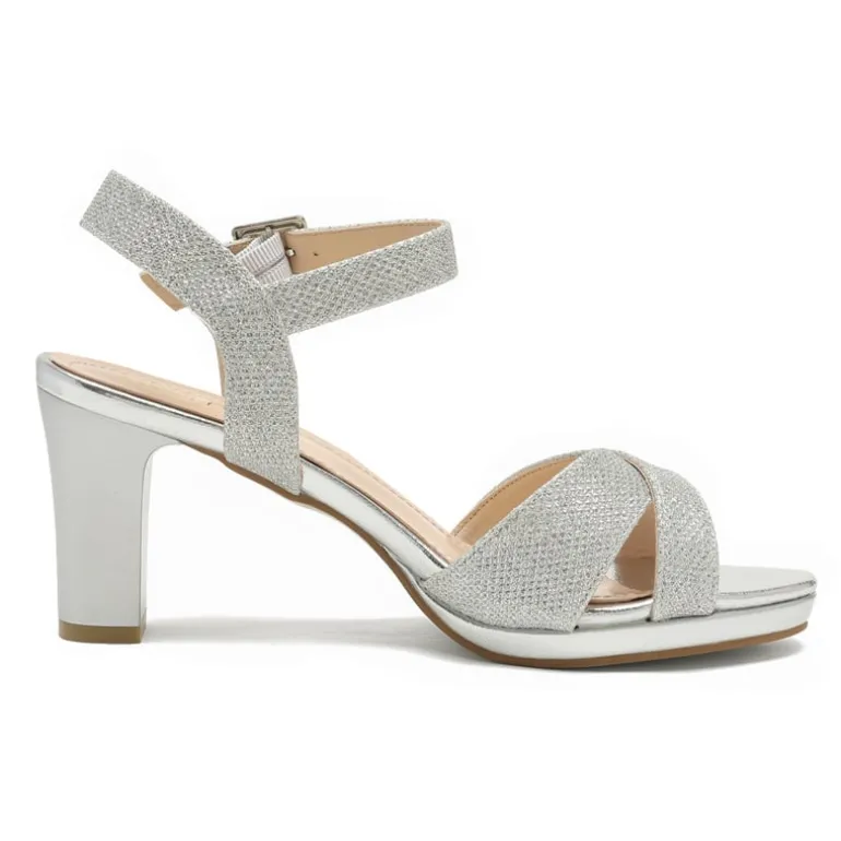 Chunky Heel Ankle Strap Sandals