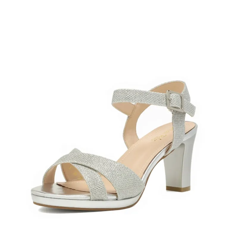 Chunky Heel Ankle Strap Sandals