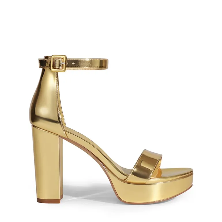 Chunky Heel Platform Ankle Strap Sandals