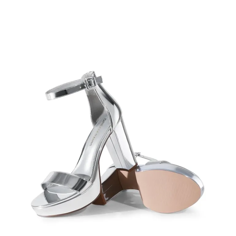 Chunky Heel Platform Ankle Strap Sandals