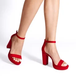 Chunky Heel Platform Ankle Strap Sandals