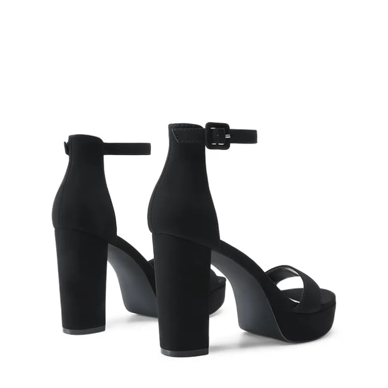 Chunky Heel Platform Ankle Strap Sandals