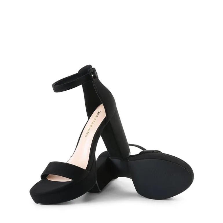 Chunky Heel Platform Ankle Strap Sandals