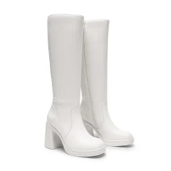 Chunky Heel Platform Knee-high Boots