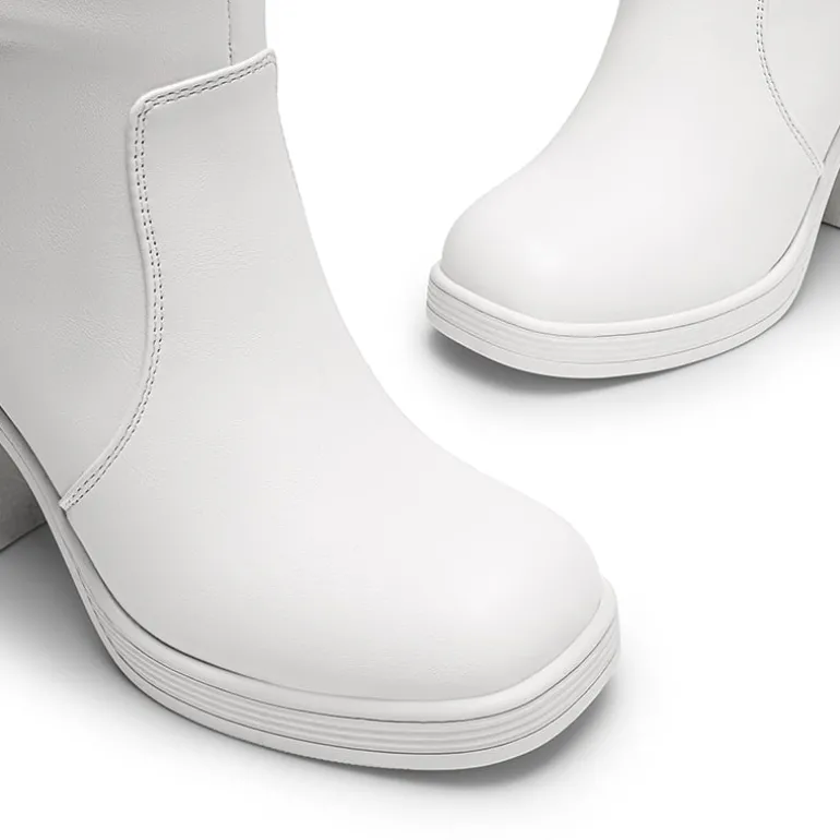 Chunky Heel Platform Knee-high Boots