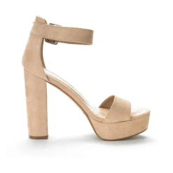 Chunky High Heel Platform Sandals