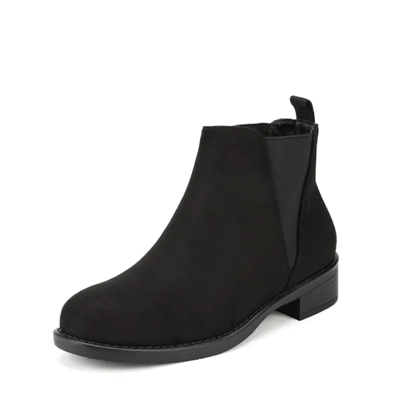 Chunky Low Heel Ankle Booties