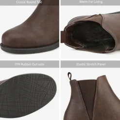 Chunky Low Heel Ankle Booties