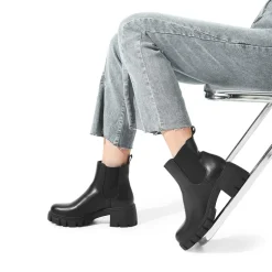Chunky Lug Sole Chelsea Boots