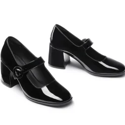 Chunky Mary Jane Pumps