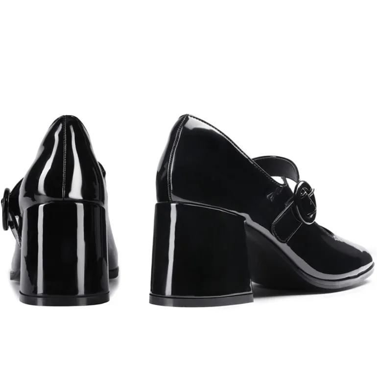Chunky Mary Jane Pumps