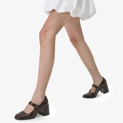 Chunky Mary Jane Pumps