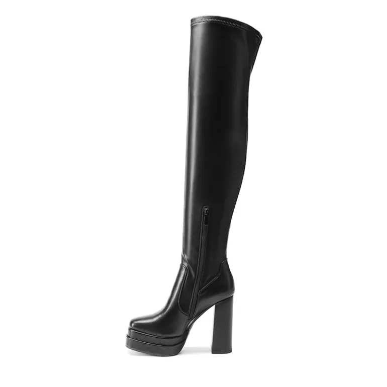 Chunky Platform Gogo Boots