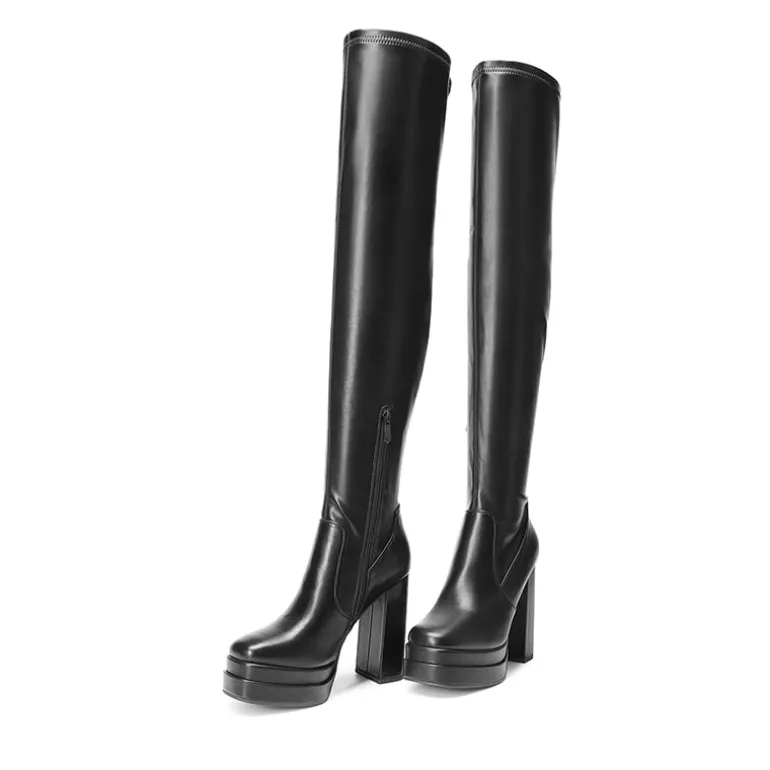 Chunky Platform Gogo Boots