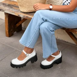 Chunky Platform Mary Jane Pumps