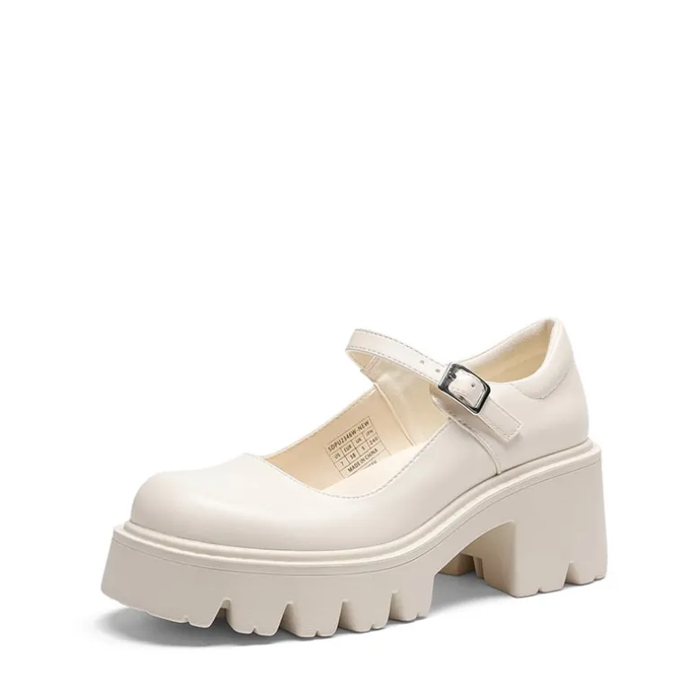 Chunky Platform Mary Jane Pumps